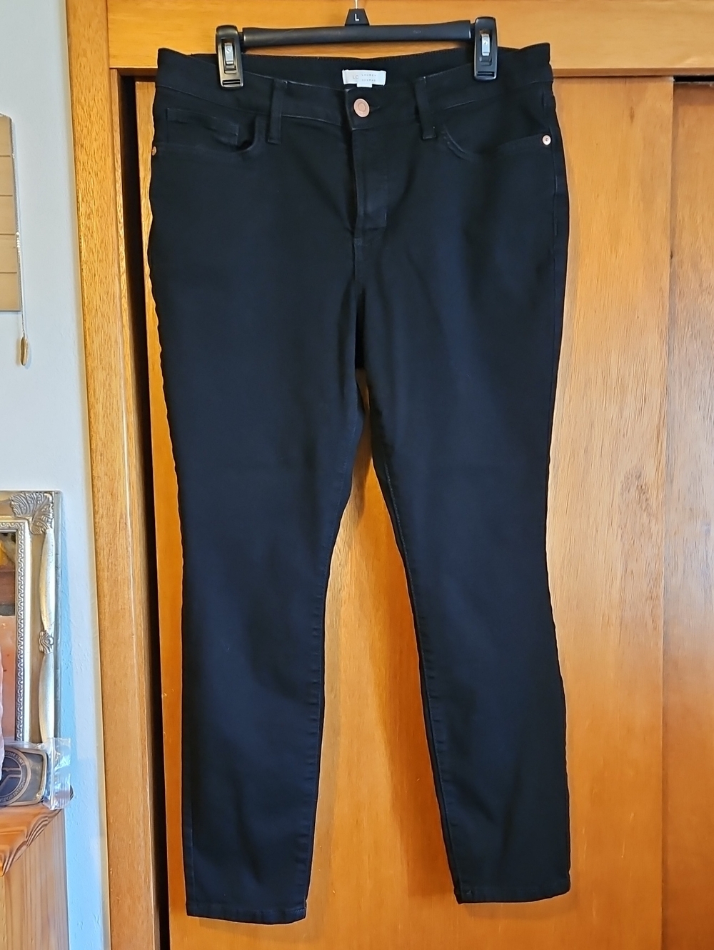 Lauren Conrad Black Skinny Jeans Sz 14